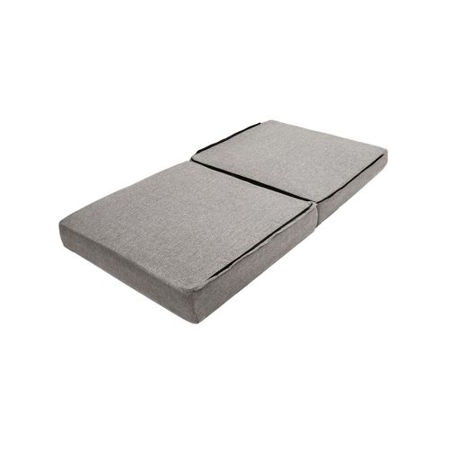 Canapé D'angle Convertible 4 Places - Tissu Lisse - Gris