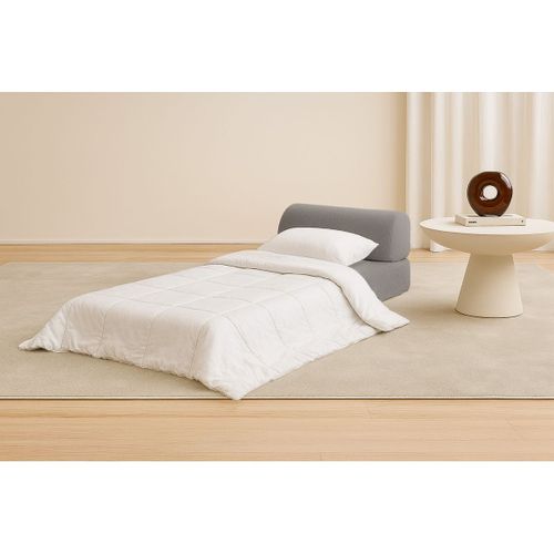 Fauteuil Modulable Et Convertible - Tissu Lisse - Gris