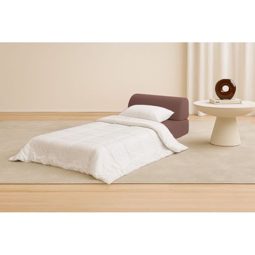 Fauteuil Modulable Et Convertible - Tissu Lisse - Terracotta