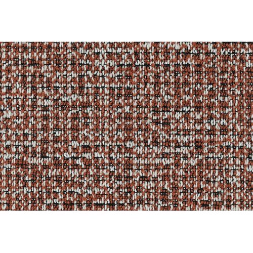 Canapé Droit Convertible 6 Places - Tissu Tweed - Rouge