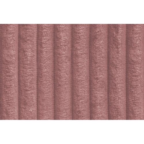 Canapé D'angle Convertible 6 Places - Velours Côtelé XL - Rose