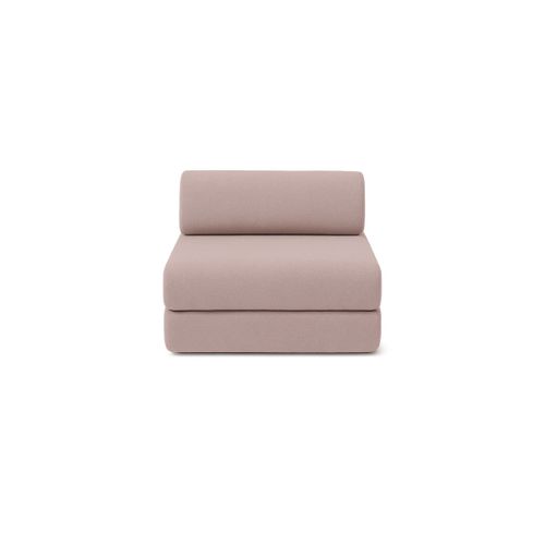 Canapé D'angle Convertible 6 Places - Tissu Lisse - Rose