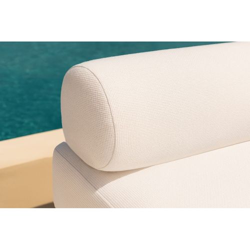 Méridienne Modulable Et Convertible - Tissu Imperméable - Gris