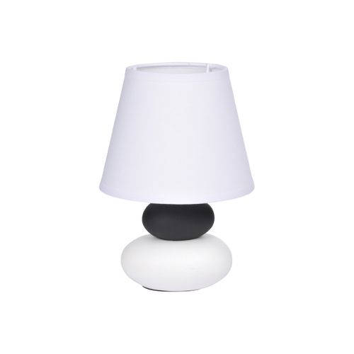 Lampe 2 Galets Blanc