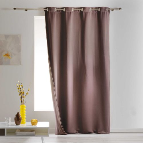 Rideau À Oeillets 140x260 Cm Covery Taupe