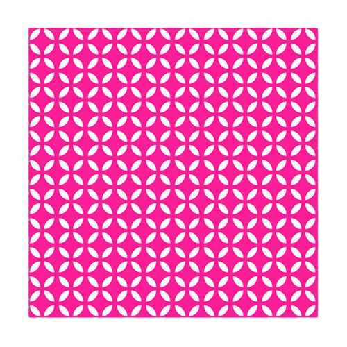 Lot De 20 Serviettes Papier Geometrique Rose