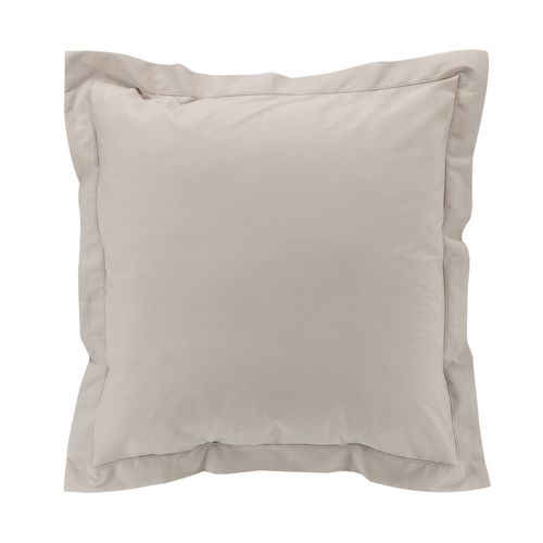 Taie D'oreiller Percale Coton Lin 63x63cm
