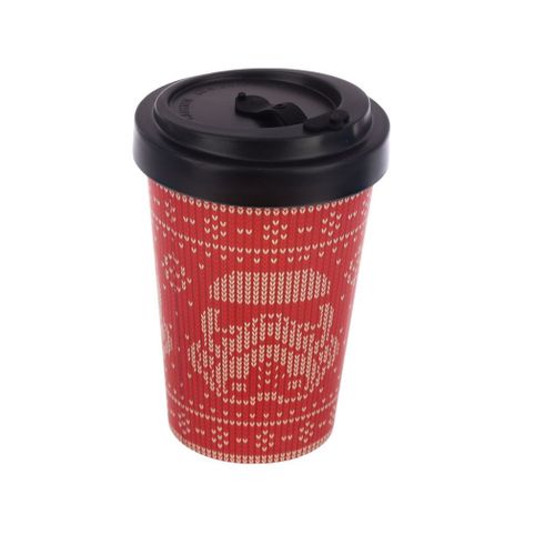 Mug De Voyage Ecologique En Bambou Stormtrooper Rouge