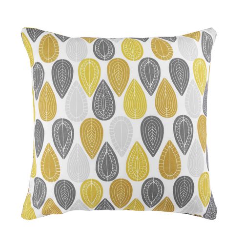 Coussin Passepoil 60 X 60 Cm Palpito Jaune