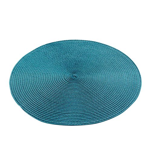 Set De Table Rond 35 Cm Polypropylene Zebulon Petrole
