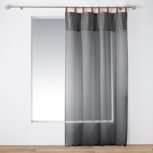 Panneau Voile Sable Milleray Anthracite 140 x 240
