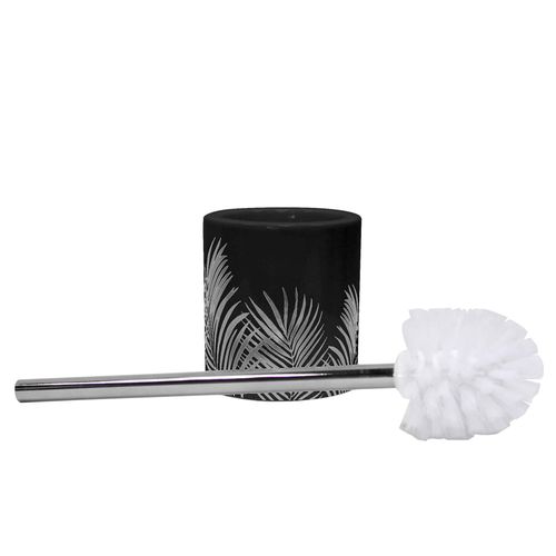 Brosse De Toilette Orbella Noir Et Argent
