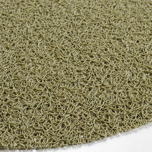 Set De Table Rond 38 Cm Pvc Tortilla Vert Clair