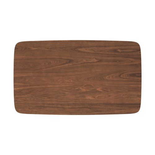 Table Rectangulaire 6 Personnes En Bois Foncé 150 Cm - Oman