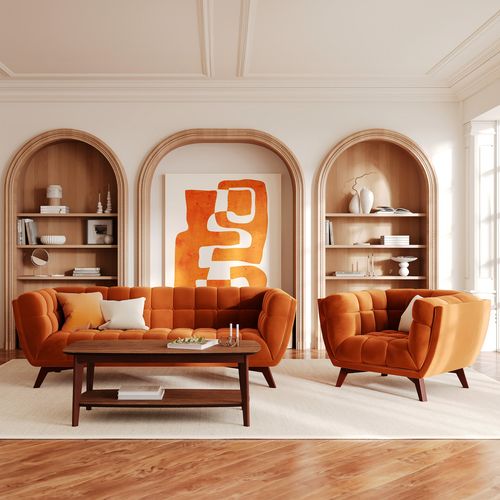 Table Basse Rectangulaire En Bois Foncé - Sadi