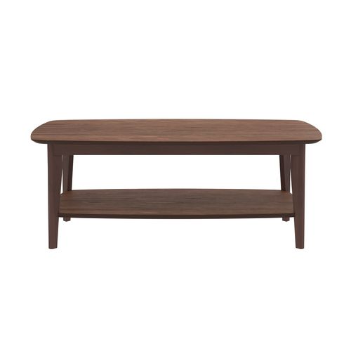 Table Basse Rectangulaire En Bois Foncé - Sadi