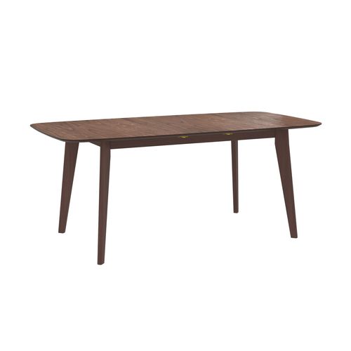 Table Rectangulaire 4/6 Personnes Extensible En Bois Foncé 150/180 Cm - Oman