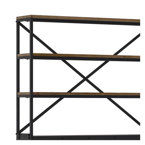 Bibliothèque 160 Cm En Bois Et Métal - Goa