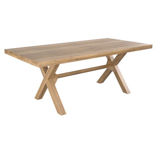 Table De Jardin En Bois De Teck Massif 8 Personnes - Suri