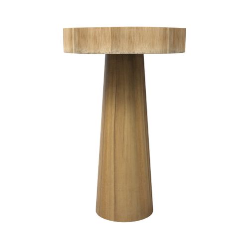 Table D'appoint Ronde En Bois De Suar D35 Cm - Janah