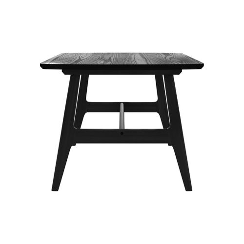 Table Basse 120 Cm En Bois Noir - Suly