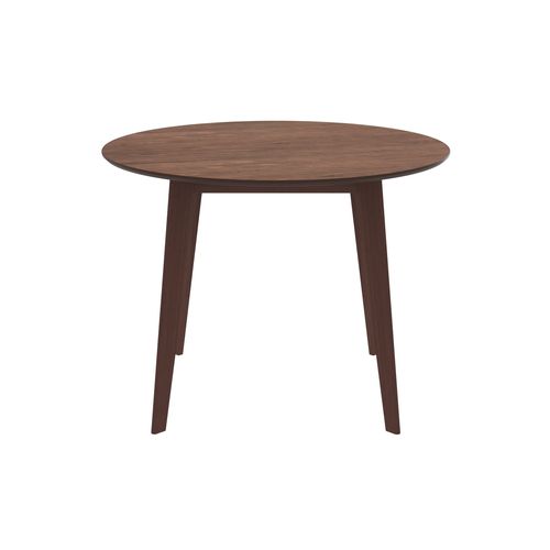 Table Ronde Réno 100 Cm En Bois Foncé