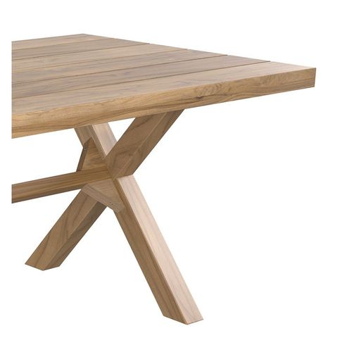 Ensemble Table Et 6 Chaises De Jardin En Bois De Teck - Suri