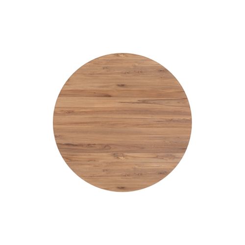 Table Basse Ronde En Bois De Teck Recyclé D80 Cm - Bana