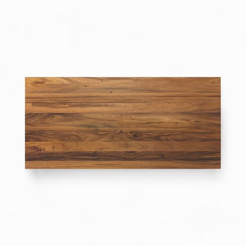 Table Et Chaises 8 Personnes En Cuir Synthétique Noir Et Bois - Surdiman