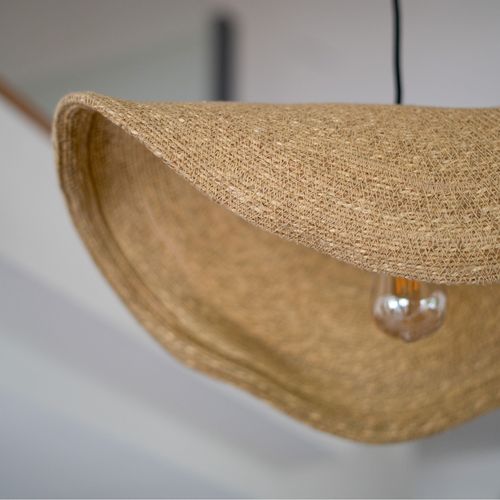 Suspension En Matière Naturelle Et Métal 91 Cm - Maho