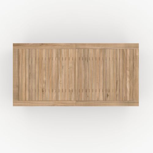 Table Et Chaises De Jardin 8 Personnes En Bois, Résine Tressée - Carmela