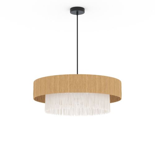 Suspension Ronde En Raphia 75 Cm - Solara