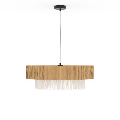 Suspension Ronde En Raphia 75 Cm - Solara