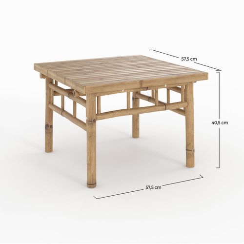 Table Basse De Jardin En Bambou - Vadella
