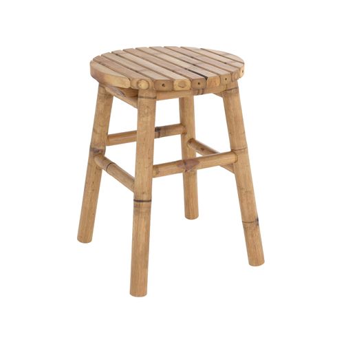Tabouret De Jardin En Bambou H45,5 Cm - Polly