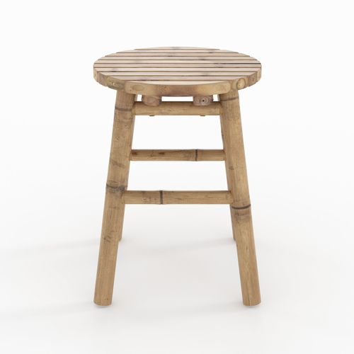 Tabouret De Jardin En Bambou H45,5 Cm - Polly