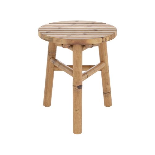 Tabouret De Jardin En Bambou H38 Cm - Eli