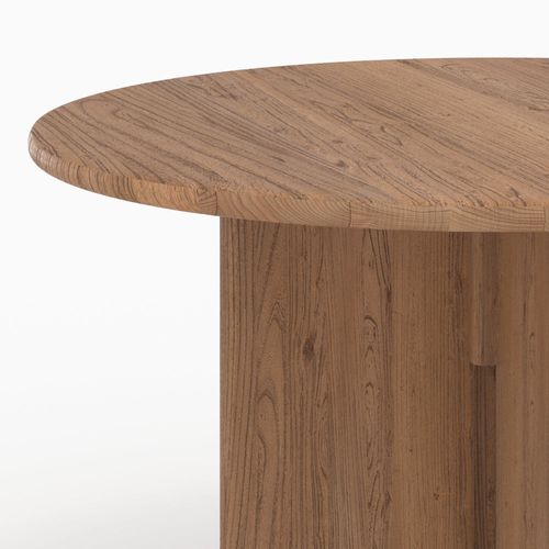 Table Ronde En Bois D'orme 4 Personnes - Gulia