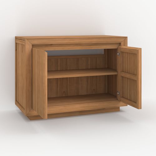 Meuble De Salle De Bain En Bois De Teck 110 Cm - Pernelle