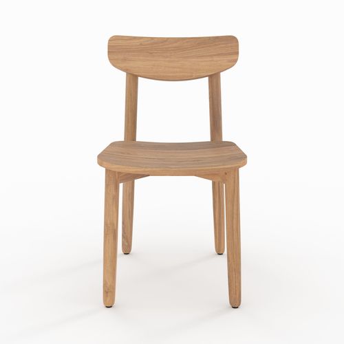 Lot De 2 Chaises De Jardin En Bois De Teck Recyclé - Lufy