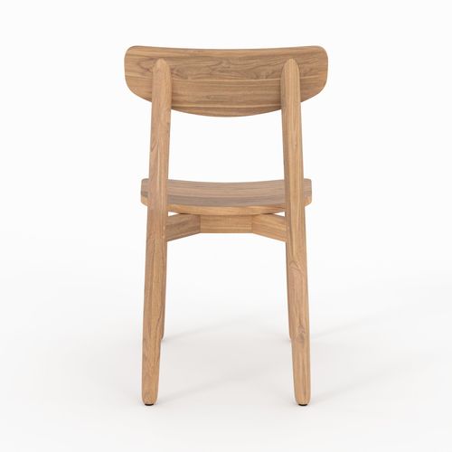 Lot De 2 Chaises De Jardin En Bois De Teck Recyclé - Lufy