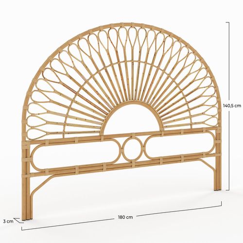 Tête De Lit 180 Cm En Rotin - Bahia