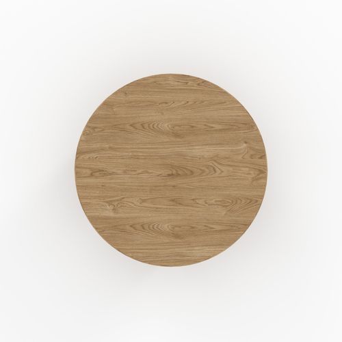 Table Basse Ronde En Bois Massif De Mindi - Galia