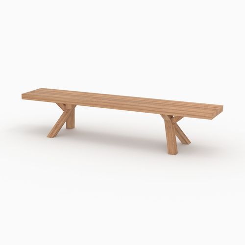Table Et Bancs De Jardin 10 Personnes En Bois - Soraya
