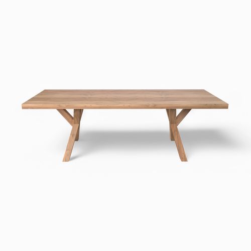 Table Et Bancs De Jardin 10 Personnes En Bois - Soraya