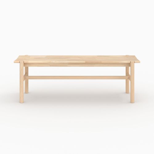 Banc 3 Places En Bois Effet Blanchi - Suzette