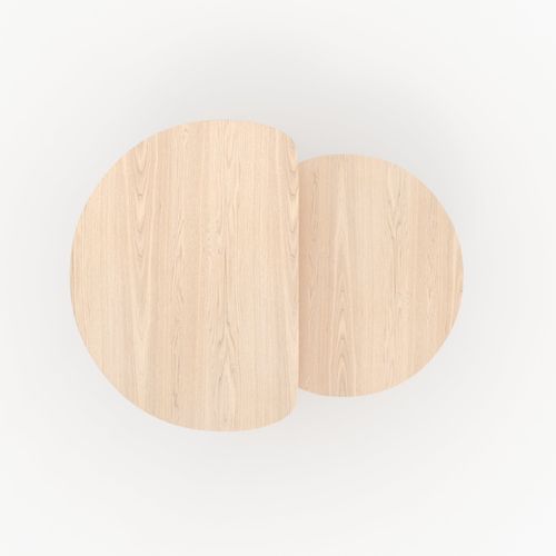 Tables Gigognes En Bois De Frêne Effet Blanchi - Montaine