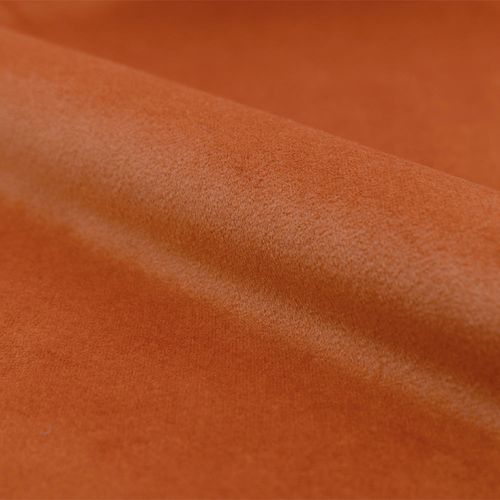 Ensemble Canapé Et Fauteuil En Velours Orange 4 Places - Mona