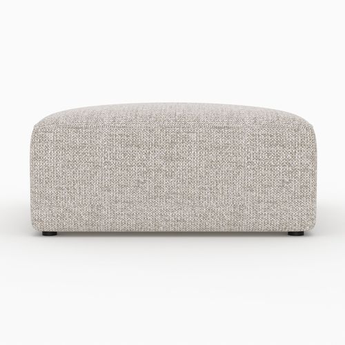 Pouf Carré Pour Canapé Modulable En Tissu Beige - Hestia