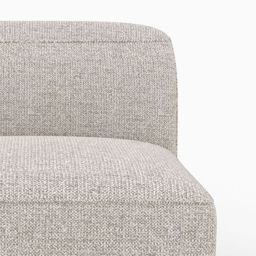 Chauffeuse Pour Canapé Modulable En Tissu Beige - Hestia